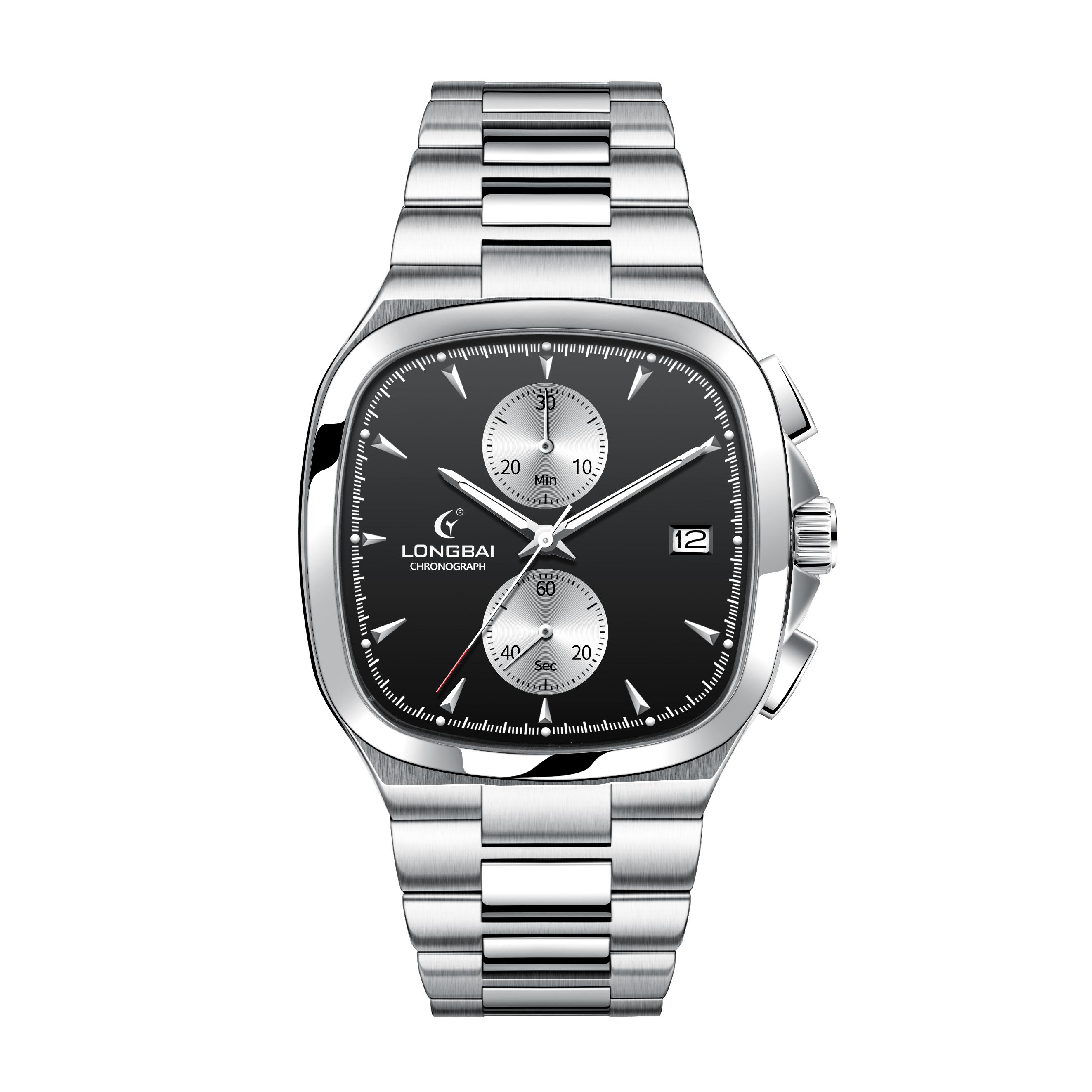 Premium Stainless Steel Men’s Chronograph Watch Gift